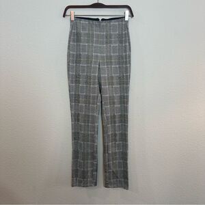 H&M Check Print Houndstooth Print Pull On Pant 398